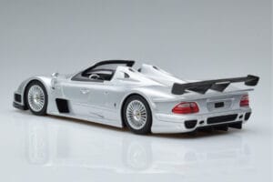 Mercedes CLK GTR Roadster Srebrny GT Spirit 1:18 GT155 Żywica — zdjęcie 5 z 6