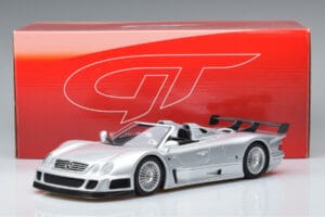 Mercedes CLK GTR Roadster Srebrny GT Spirit 1:18 GT155 Żywica — zdjęcie 6 z 6