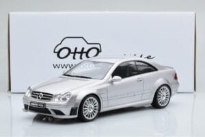 Mercedes CLK63 AMG C209 Coupe Srebrny Otto 1:18 OT227 Żywica — zdjęcie 6 z 6