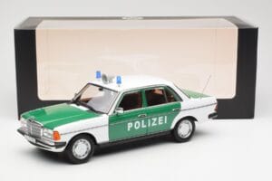 Mercedes E-Class W123 Polizei Norev 1:18 B66040676 Metal — zdjęcie 8 z 8