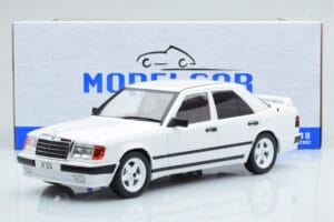 Mercedes E-Class W124 Tuning Biały MCG 1:18 MCG18343 Metal — zdjęcie 6 z 6
