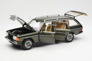 Mercedes 230T W123 T-Model Zielony Metalik Norev 1:18 183730 Metal — zdjęcie 2 z 8