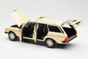 Mercedes 230T W123 T-Model Taxi Norev 1:18 183731 Metal — zdjęcie 5 z 8
