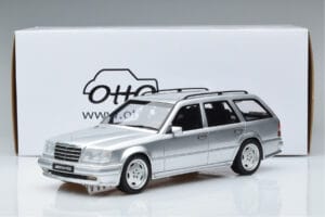 Mercedes E36 AMG S124 Srebrny Otto 1:18 OT889 Żywica — zdjęcie 6 z 6