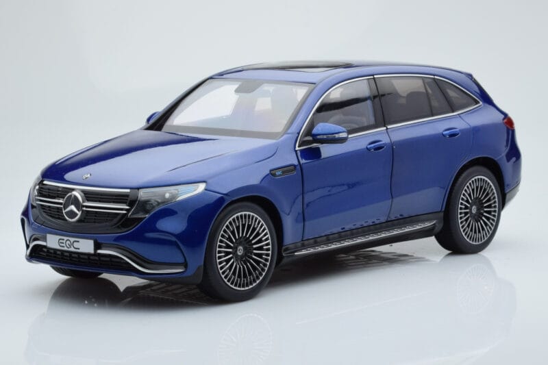Mercedes EQC 400 Brilliant Niebieski NZG 1:18 B66963757 Metal