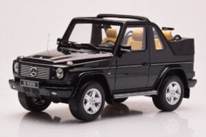 Mercedes G500 W463 Kabriolet Obsidian Czarny Otto 1:18 OT1040 Żywica