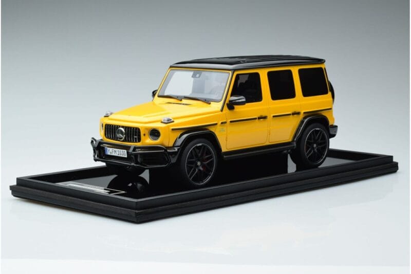 Mercedes AMG G63 W463 Żółty MotorHelix 1:18 MH018 Y Żywica