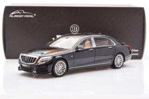 Mercedes Maybach S-Class W222 Brabus 900 Obsidian Czarny Almost Real 1:18 860102 Metal — zdjęcie 8 z 8