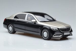 Mercedes Maybach S600 W222 Czarny Srebrny GT Spirit 1:18 GT237 Żywica — zdjęcie 4 z 6