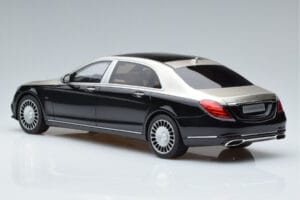 Mercedes Maybach S600 W222 Czarny Srebrny GT Spirit 1:18 GT237 Żywica — zdjęcie 5 z 6