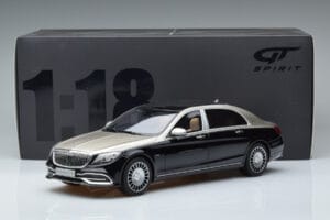 Mercedes Maybach S600 W222 Czarny Srebrny GT Spirit 1:18 GT237 Żywica — zdjęcie 6 z 6
