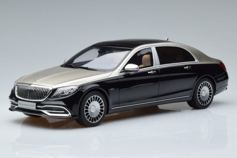 Mercedes Maybach S600 W222 Czarny Srebrny GT Spirit 1:18 GT237 Żywica