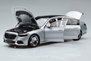 Mercedes Maybach S600 W222 V12 Biturbo Hightech Srebrny Almost Real 1:18 820118 Metal — zdjęcie 2 z 12