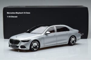 Mercedes Maybach S600 W222 V12 Biturbo Hightech Srebrny Almost Real 1:18 820118 Metal — zdjęcie 12 z 12