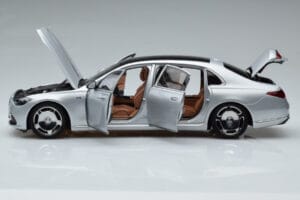 Mercedes Maybach S600 W222 V12 Biturbo Hightech Srebrny Almost Real 1:18 820118 Metal — zdjęcie 4 z 12