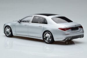 Mercedes Maybach S600 W222 V12 Biturbo Hightech Srebrny Almost Real 1:18 820118 Metal — zdjęcie 7 z 12