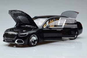 Mercedes Maybach S600 W222 V12 Biturbo Obsidian Czarny Almost Real 1:18 820115 Metal — zdjęcie 2 z 11