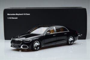 Mercedes Maybach S600 W222 V12 Biturbo Obsidian Czarny Almost Real 1:18 820115 Metal — zdjęcie 11 z 11