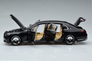 Mercedes Maybach S600 W222 V12 Biturbo Obsidian Czarny Almost Real 1:18 820115 Metal — zdjęcie 4 z 11