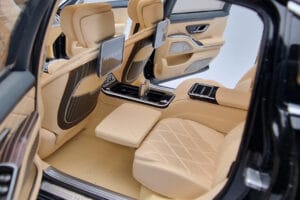 Mercedes Maybach S600 W222 V12 Biturbo Obsidian Czarny Almost Real 1:18 820115 Metal — zdjęcie 9 z 11