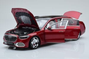 Mercedes Maybach S600 W222 V12 Biturbo Patagonia Czerwony Almost Real 1:18 820119 Metal — zdjęcie 2 z 10