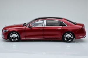 Mercedes Maybach S600 W222 V12 Biturbo Patagonia Czerwony Almost Real 1:18 820119 Metal — zdjęcie 4 z 10