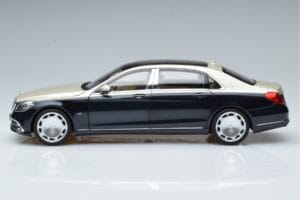 Mercedes Maybach S650 X222 Srebrno-Niebieski Norev 1:18 B66960615 Metal — zdjęcie 4 z 7
