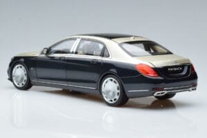 Mercedes Maybach S650 X222 Srebrno-Niebieski Norev 1:18 B66960615 Metal — zdjęcie 6 z 7