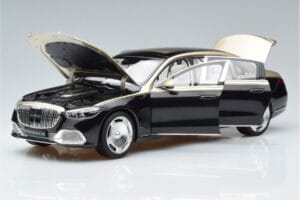 Mercedes Maybach S680 X223 Złoty Czarny Metallic Norev 1:18 183917 Metal — zdjęcie 2 z 7