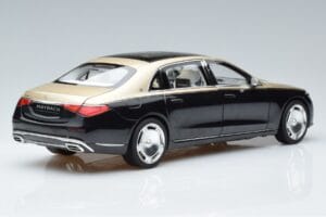 Mercedes Maybach S680 X223 Złoty Czarny Metallic Norev 1:18 183917 Metal — zdjęcie 3 z 7