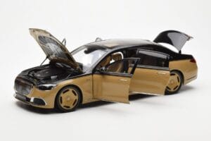 Mercedes Maybach S680 W223 Obsidian Czarny Sand Almost Real 1:18 820124 Metal — zdjęcie 2 z 7