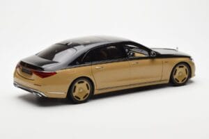 Mercedes Maybach S680 W223 Obsidian Czarny Sand Almost Real 1:18 820124 Metal — zdjęcie 3 z 7
