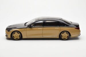 Mercedes Maybach S680 W223 Obsidian Czarny Sand Almost Real 1:18 820124 Metal — zdjęcie 4 z 7