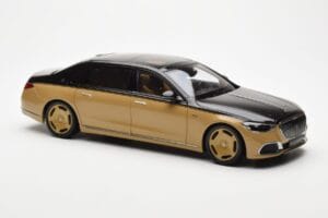 Mercedes Maybach S680 W223 Obsidian Czarny Sand Almost Real 1:18 820124 Metal — zdjęcie 5 z 7