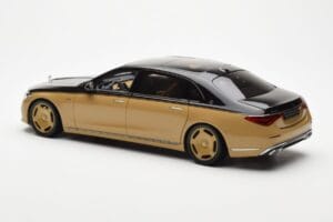 Mercedes Maybach S680 W223 Obsidian Czarny Sand Almost Real 1:18 820124 Metal — zdjęcie 6 z 7