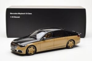 Mercedes Maybach S680 W223 Obsidian Czarny Sand Almost Real 1:18 820124 Metal — zdjęcie 7 z 7