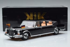 Mercedes 600 Pullman W100 Landaulet Queen Elizabeth II KK-Scale 1:18 KKDC181185 Metal — zdjęcie 6 z 6
