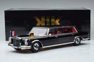 Mercedes 600 Pullman W100 W. Brandt G. Pompidou KK-Scale 1:18 KKDC181134 Metal — zdjęcie 6 z 6