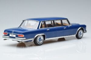 Mercedes S-Class 600 W100 LWB Pullman Ciemnoniebieski MCG 1:18 MCG18189 Metal — zdjęcie 2 z 6