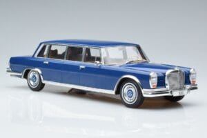 Mercedes S-Class 600 W100 LWB Pullman Ciemnoniebieski MCG 1:18 MCG18189 Metal — zdjęcie 4 z 6