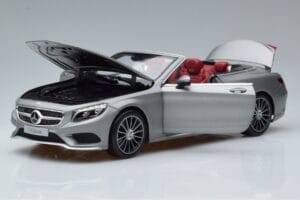 Mercedes S-Class A217 Kabriolet Szary Norev 1:18 B66960355 Metal — zdjęcie 2 z 8