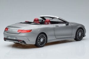 Mercedes S-Class A217 Kabriolet Szary Norev 1:18 B66960355 Metal — zdjęcie 3 z 8