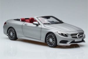 Mercedes S-Class A217 Kabriolet Szary Norev 1:18 B66960355 Metal — zdjęcie 6 z 8