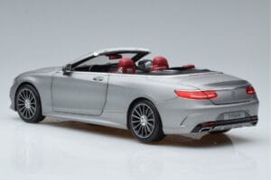 Mercedes S-Class A217 Kabriolet Szary Norev 1:18 B66960355 Metal — zdjęcie 7 z 8