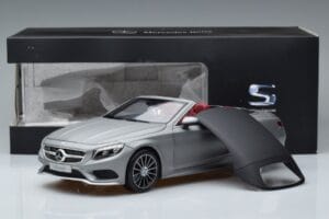 Mercedes S-Class A217 Kabriolet Szary Norev 1:18 B66960355 Metal — zdjęcie 8 z 8