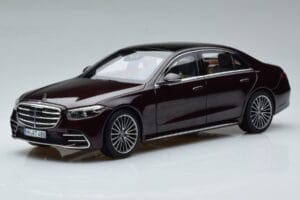 Mercedes S-Class W223 AMG Line Czerwony Norev 1:18 183804 Metal