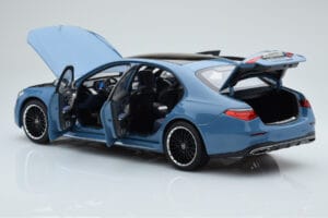 Mercedes S-Class W223 Vintage Niebieski Norev 1:18 B66960828 Metal — zdjęcie 4 z 7