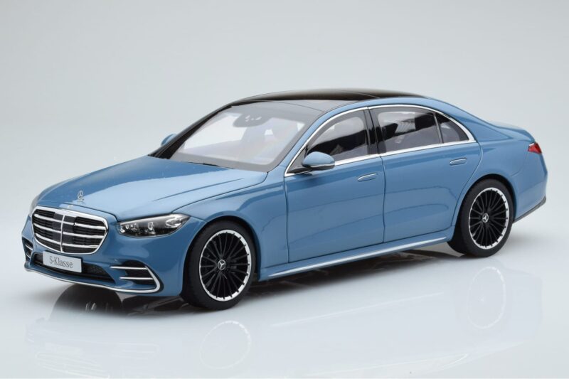 Mercedes S-Class W223 Vintage Niebieski Norev 1:18 B66960828 Metal