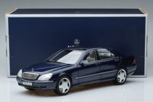 Mercedes S55 AMG W220 Niebieski Norev 1:18 183817 Metal — zdjęcie 7 z 7