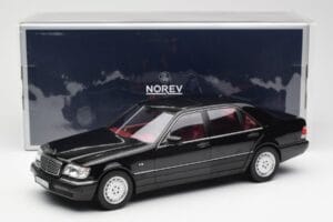 Mercedes S600 W140 Czarny Norev 1:18 183722 Metal — zdjęcie 8 z 8